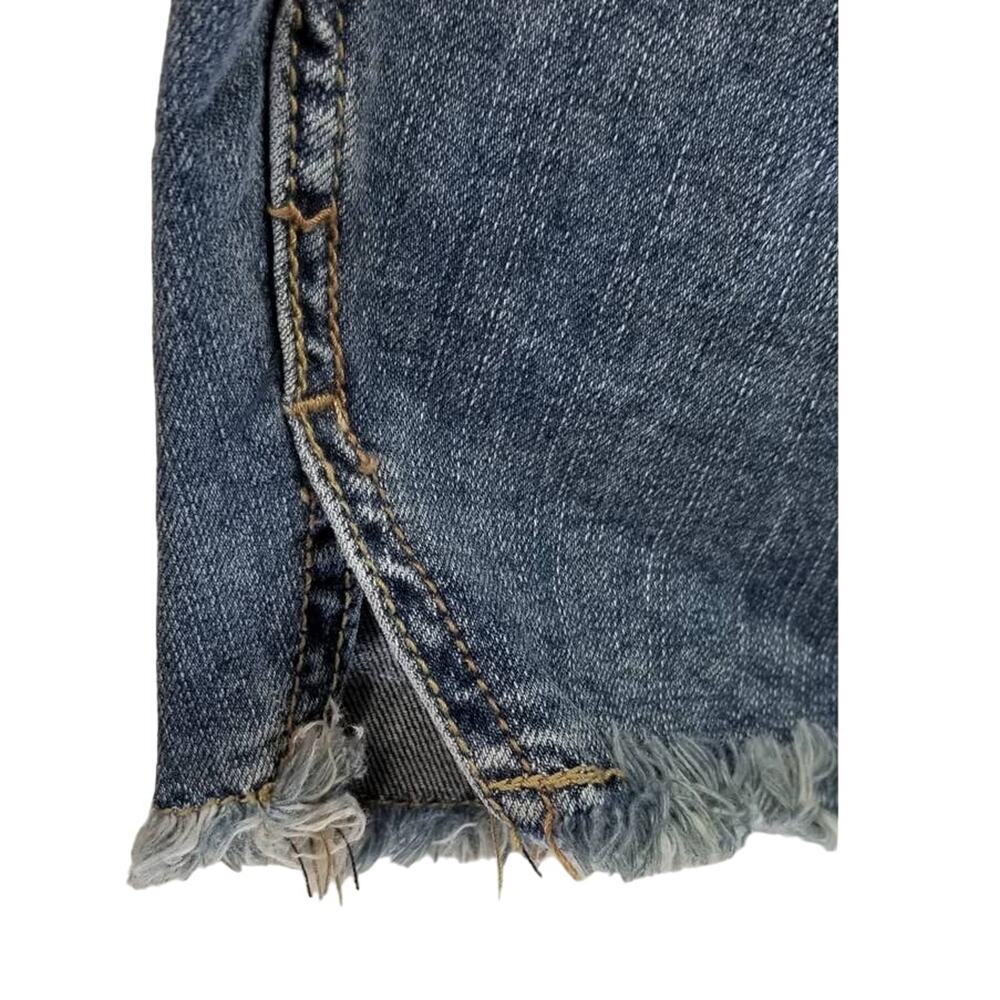 Torrid Ankle Skinny Distressed Hem Lightwash  JeansWomen's Sz 22R - Picture 4 of 6